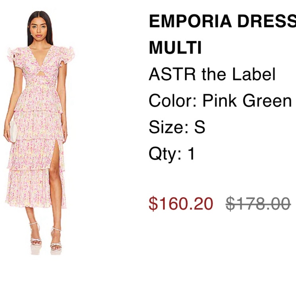 ASTR the Label floral dress